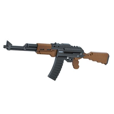 Kit de construction du fusil automatique AK47 Mini Block 628 pièces