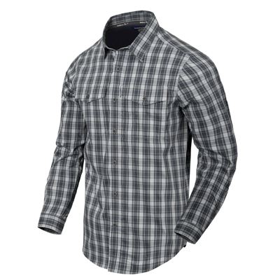 Chemise COVERT à manches longues FOGGY GREY PLAID