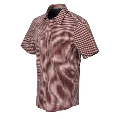 Chemise COVERT CONCEALED CARRY DIRT RED CHECKERED