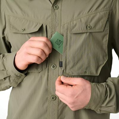 Chemise CANOPY JUNGLE à manches longues OLIVE GREEN Helikon-Tex® KO-CJS-NL-02 12