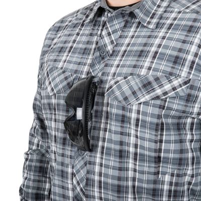 Chemise DEFENDER MK2 CITY SHIRT® STONE PLAID Helikon-Tex® KO-DCT-SN-P1901 9