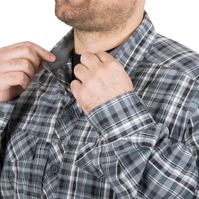 Chemise DEFENDER MK2 CITY SHIRT® STONE PLAID Helikon-Tex® KO-DCT-SN-P1901 10