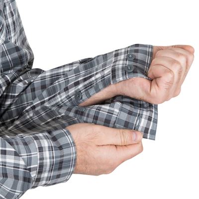 Chemise DEFENDER MK2 CITY SHIRT® STONE PLAID Helikon-Tex® KO-DCT-SN-P1901 2