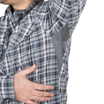 Chemise DEFENDER MK2 CITY SHIRT® STONE PLAID Helikon-Tex® KO-DCT-SN-P1901 3