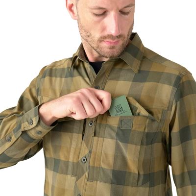 Chemise DEFENDER Mk2 Nylon Sorona® à manches longues BAYOU MOSS Helikon-Tex® KO-DF2-NS-2S 12