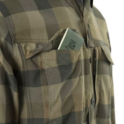 Chemise DEFENDER Mk2 Nylon Sorona® à manches longues BAYOU MOSS Helikon-Tex® KO-DF2-NS-2S 7