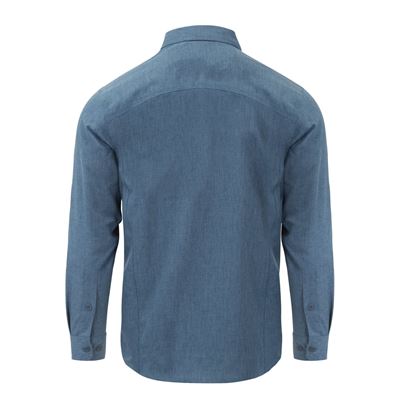 Chemise DEFENDER Mk2 manches longues BLEU MELANGE Helikon-Tex® KO-DGM-PO-6520Y 4