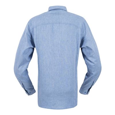 Chemise DEFENDER Mk2 manches longues BLEU CLAIR MELANGE Helikon-Tex® KO-DGM-PO-6520Z 4