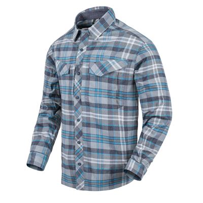 Chemise DEFENDER Mk2 PILGRIM à carreaux BLEU