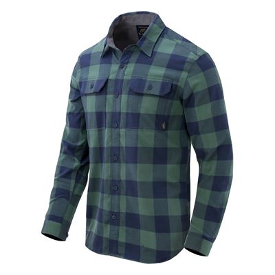 Chemise GREYMAN à manches longues MOSS GREEN