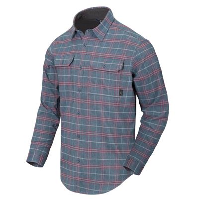 Chemise GREYMAN à manches longues GRAPHITE PLAID