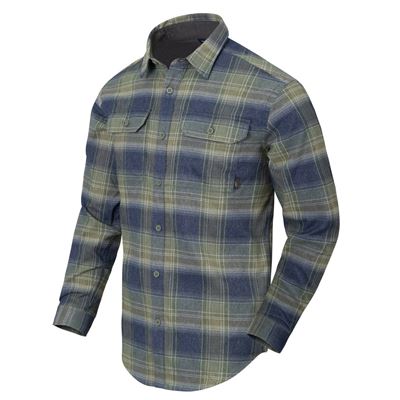 Chemise GREYMAN à manches longues BLAST BLUE PLAID
