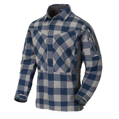 Chemise MBDU en flanelle SLATE BLUE CHECKERED