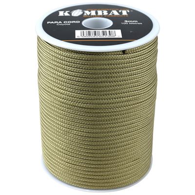 Cordon PARA CORD ø 3 mm / 100 m COYOTE