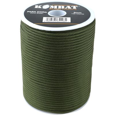 Cordon PARA CORD ø 3 mm / 100 m VERT