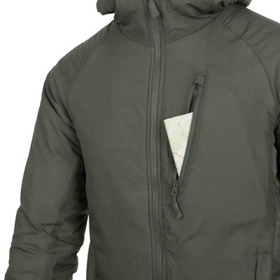 Veste WOLFHOUND CLIMASHIELD® APEX 67G avec capuche ALPHA GREEN Helikon-Tex® KU-WLH-NL-36 9