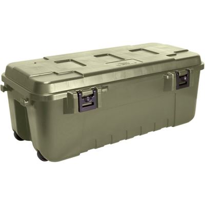 Caisse/boîte de transport SPORTMAN'S TRUNK LARGE 102 l plastique VERT