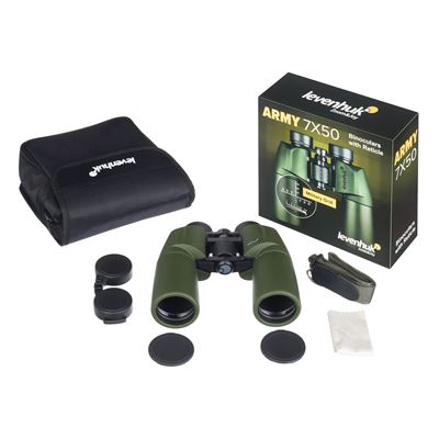 Jumelles binoculaires avec viseur 7x50 ARMY VERT Levenhuk LE-81933 2