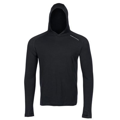 Sweat-shirt fonctionnel LOCHSA MERINO NOIR
