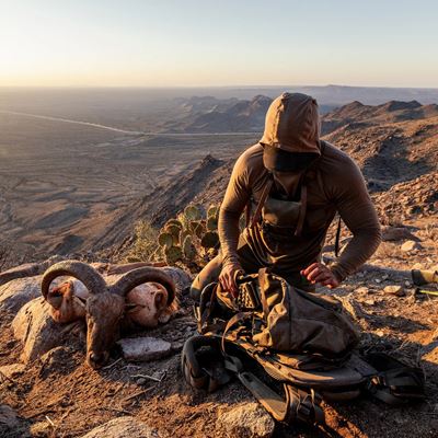 Sweat-shirt fonctionnel LOCHSA MERINO DARK EARTH EBERLESTOCK LHE 3