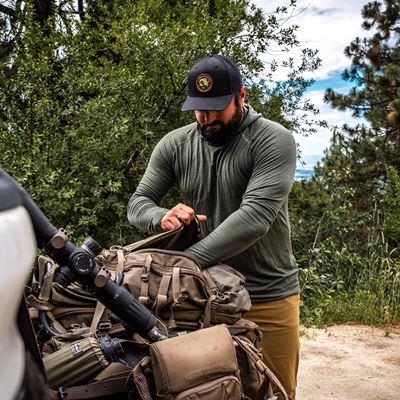 Sweat-shirt fonctionnel LOCHSA MERINO LODEN VERT EBERLESTOCK LHL 4