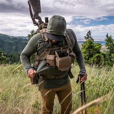 Sweat-shirt fonctionnel LOCHSA MERINO LODEN VERT EBERLESTOCK LHL 3