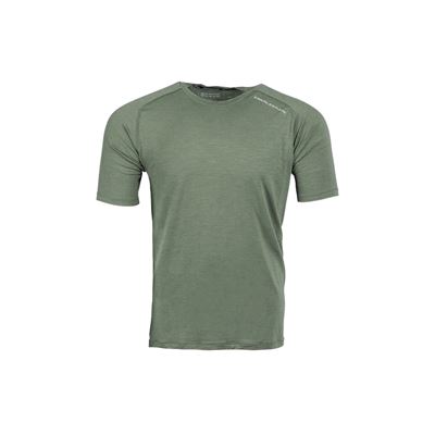 T-shirt fonctionnel LOCHSA 180 MERINO manches courtes LODEN VERT
