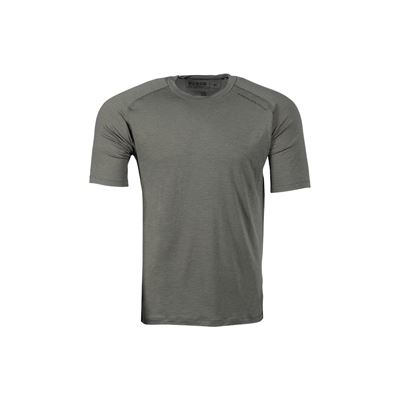 T-shirt fonctionnel LOCHSA 180 MERINO manches courtes SLATE GRIS