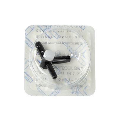 Robinet à trois voies LUER en plastique, lot de 5 pièces  LUER 2