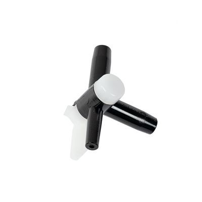 Robinet à trois voies LUER en plastique, lot de 5 pièces