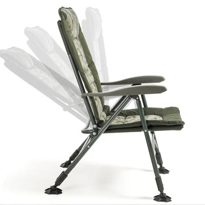 Fauteuil inclinable à pieds télescopiques CamoCODE Quattro MIVARDI M-CHCCQ 7