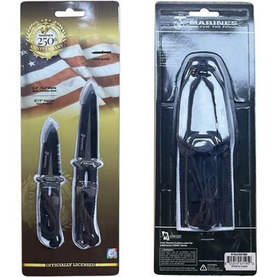 Dague USMC, lot de 2 pièces, NOIR USMC M-SET3001BK 2