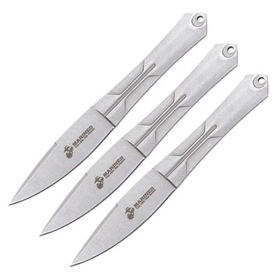 Couteaux de lancer USMC, lot de 3 pièces
