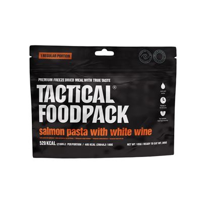 Repas déshydraté pâtes au saumon au vin blanc TACTICAL FOODPACK M0026 2