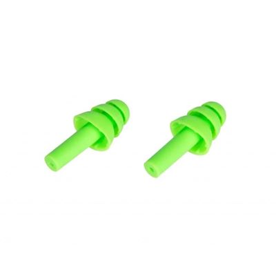 Bouchons d'oreille MAXDEFENSE en silicone VERTS EARMOR M03-GR 4