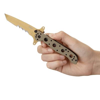 Couteau pliant M16 SPECIAL FORCES lame combinée DESERT CRKT M16-13DSFG 3