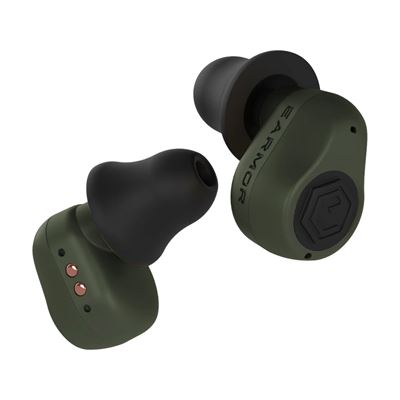 Bouchons d'oreille électroniques M23T AI ASSISTENT avec Bluetooth VERT FOLIAGE
