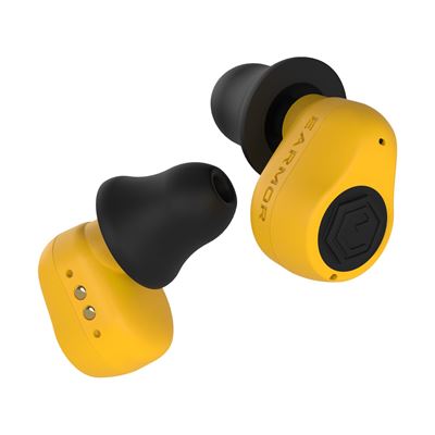 Bouchons d'oreille électroniques M23T AI ASSISTENT avec Bluetooth JAUNE