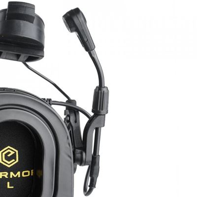 Casque électronique M32H PLUS avec fixation sur casque NOIR EARMOR M32H-BK-ARC-PLUS 4