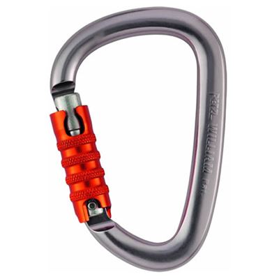 Mousqueton WILLIAM avec verrouillage TRIACT-LOCK GRIS