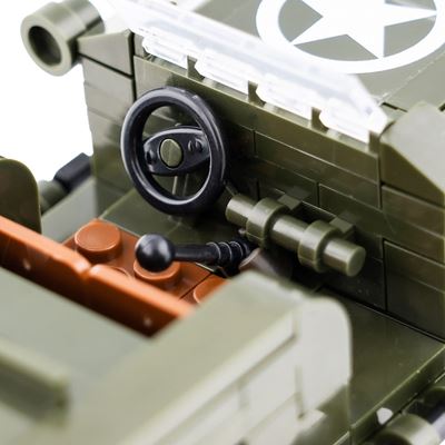 Kit de construction US ARMY JEEP Sluban M38-70210 4