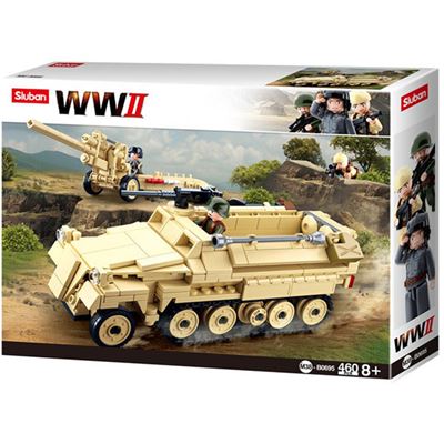 Kit de construction VÉHICULE À CHENILLES ALLEMAND Sluban M38-B0695 3