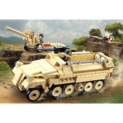 Kit de construction VÉHICULE À CHENILLES ALLEMAND Sluban M38-B0695 4