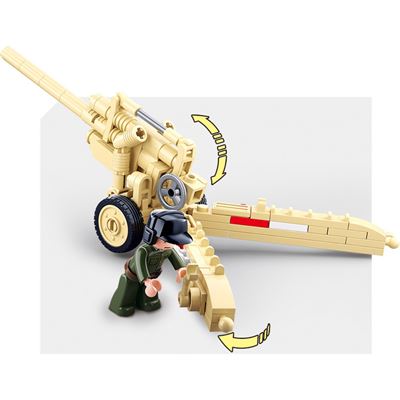 Kit de construction VÉHICULE À CHENILLES ALLEMAND Sluban M38-B0695 8