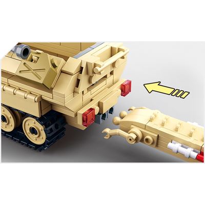 Kit de construction VÉHICULE À CHENILLES ALLEMAND Sluban M38-B0695 2