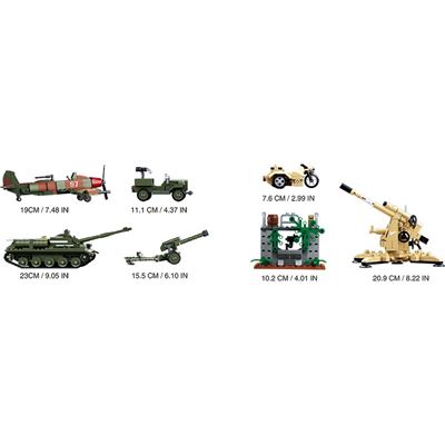 Kit de construction BITVA U KURSKA Sluban M38-B0697 5