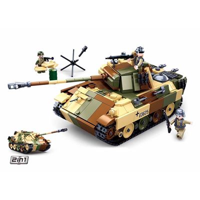 Kit de construction CHAR MOYEN PANZER V PANTHER 2 en 1
