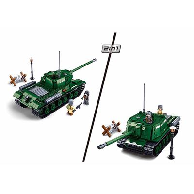 Kit de construction CHARGEUR LOURD IS-2 2 en 1 Sluban M38-B0979 5