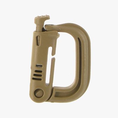 Mousqueton GRIMLOCK en plastique TAN SABLE