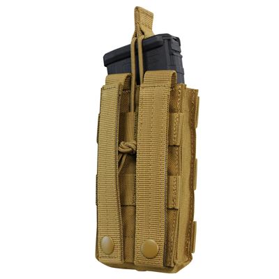 Pochette MOLLE pour chargeur M16 ouverte COYOTE BROWN CONDOR OUTDOOR MA18-498 2